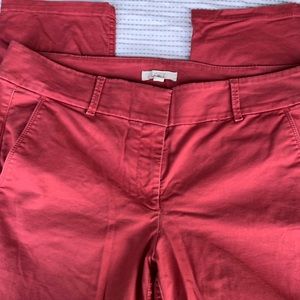 Women’s LOFT size 12 cranberry-rose colored pant